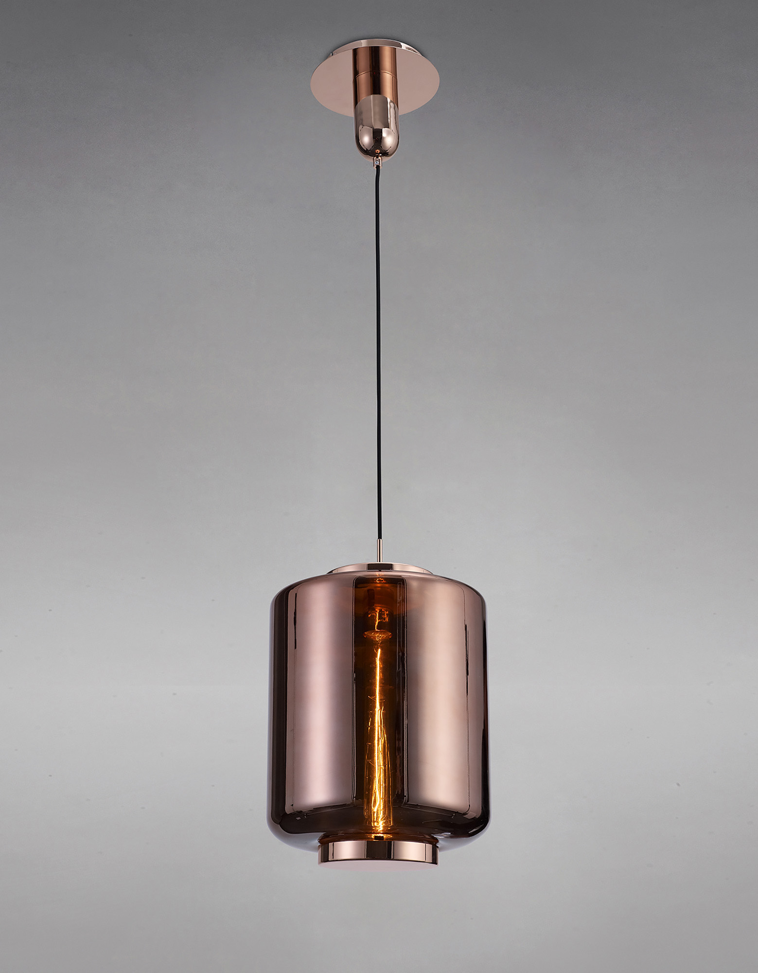 Jarras Copper Ceiling Lights Mantra Single Pendant